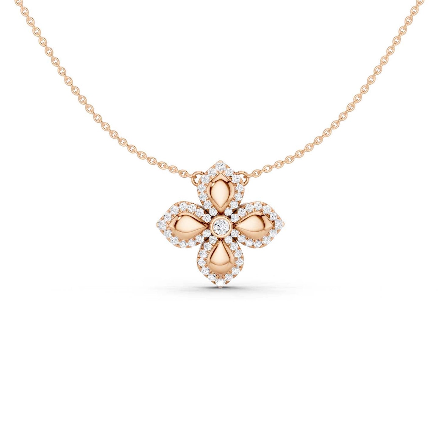 La Fleur Diamond Contour Necklace