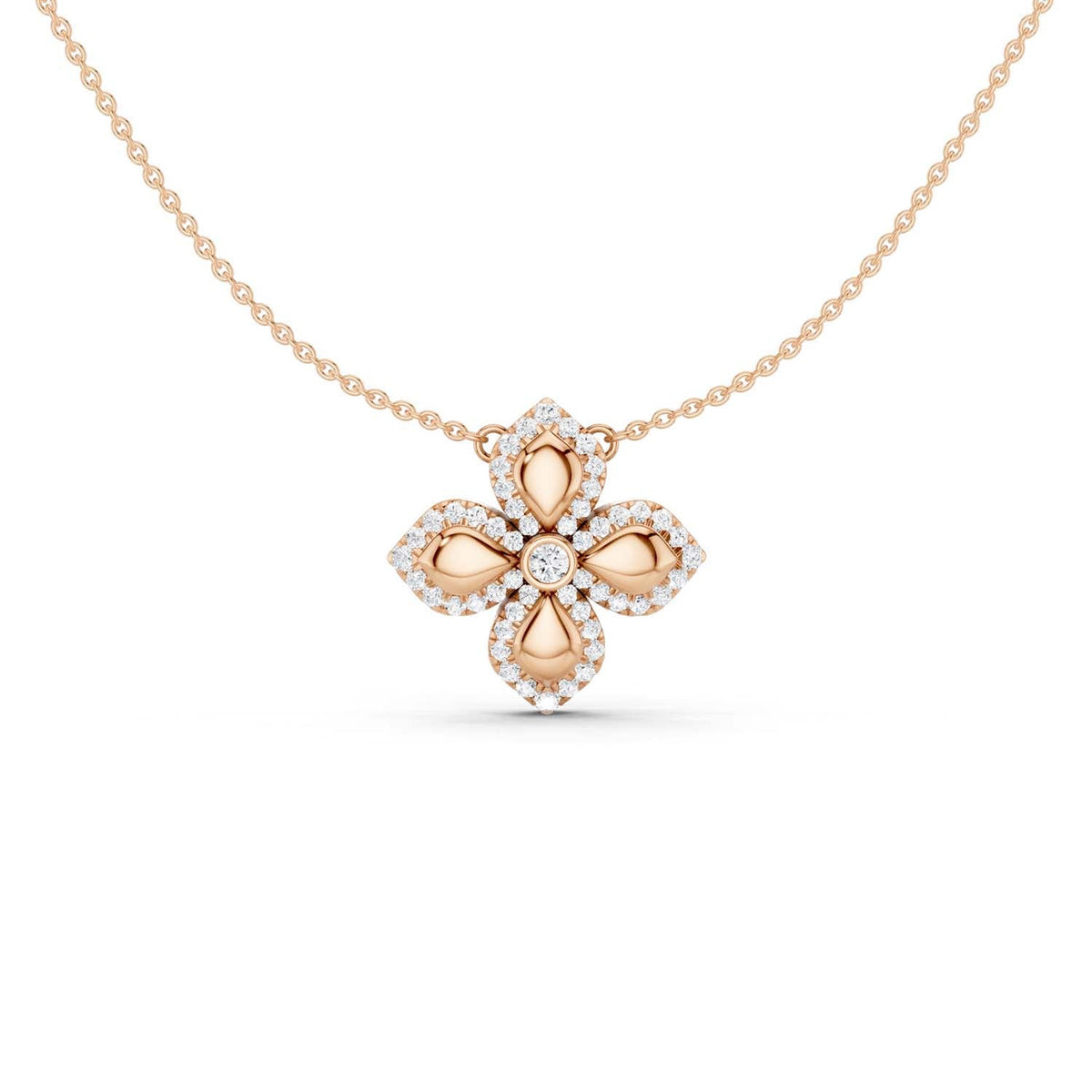 La Fleur Diamond Contour Necklace