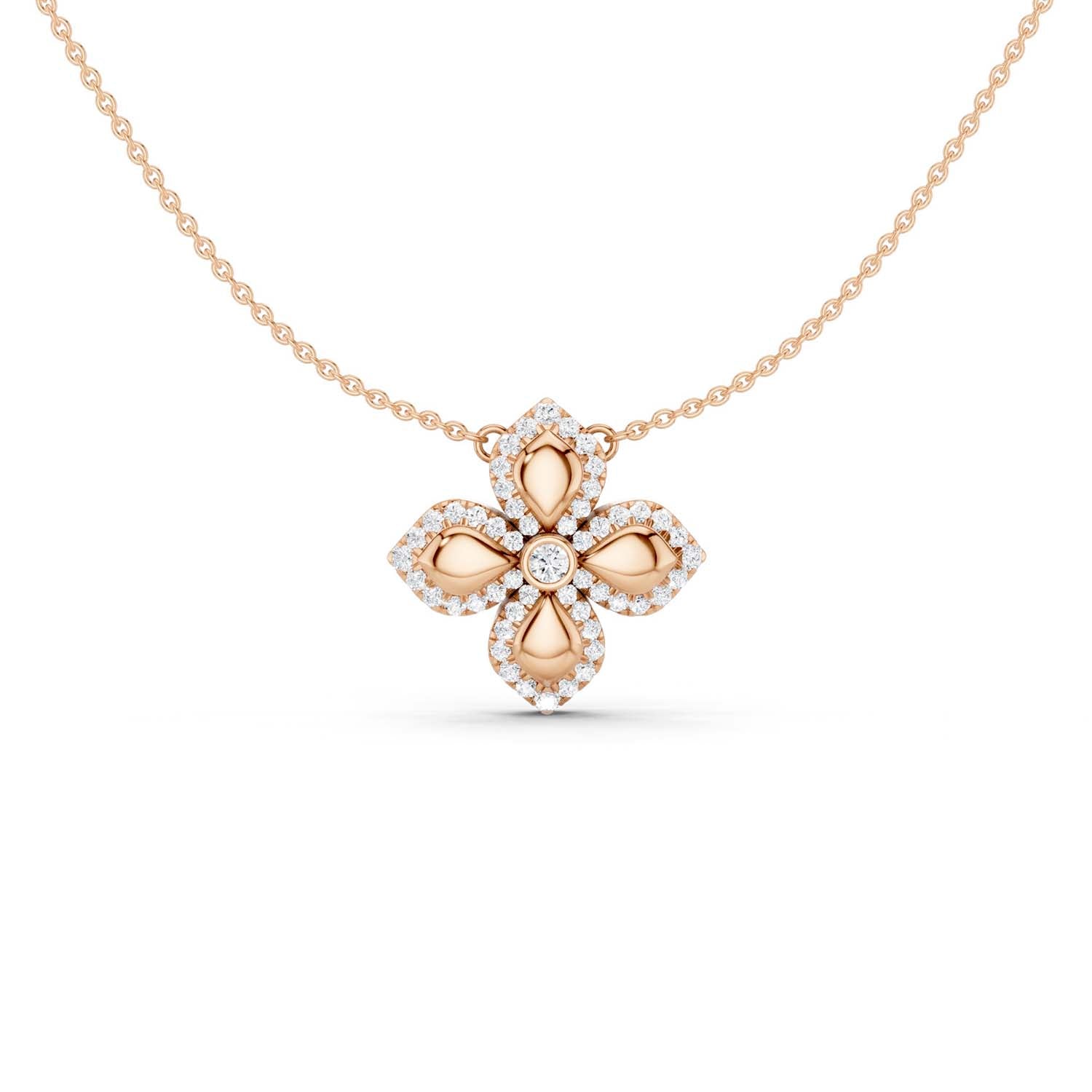La Fleur Diamond Contour Necklace