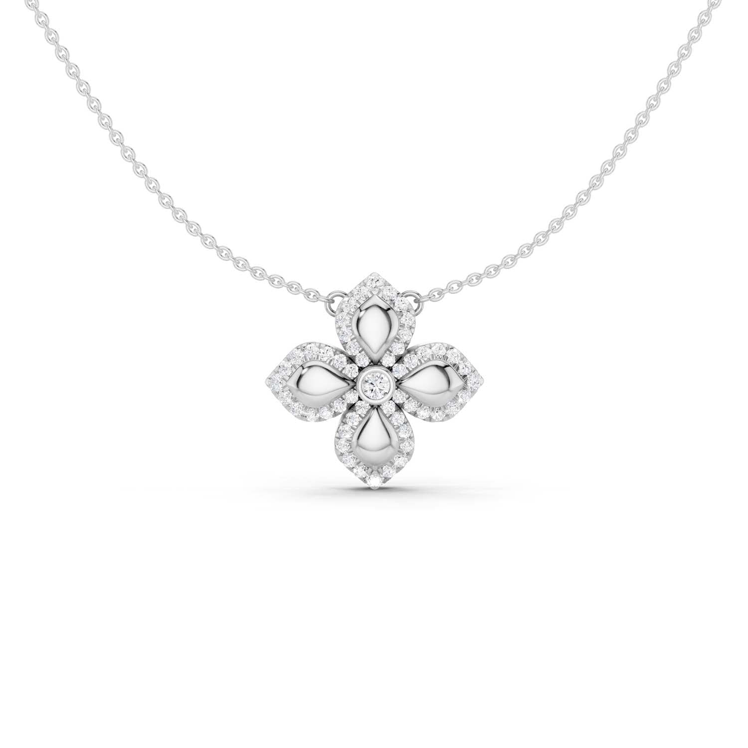 La Fleur Diamond Contour Necklace