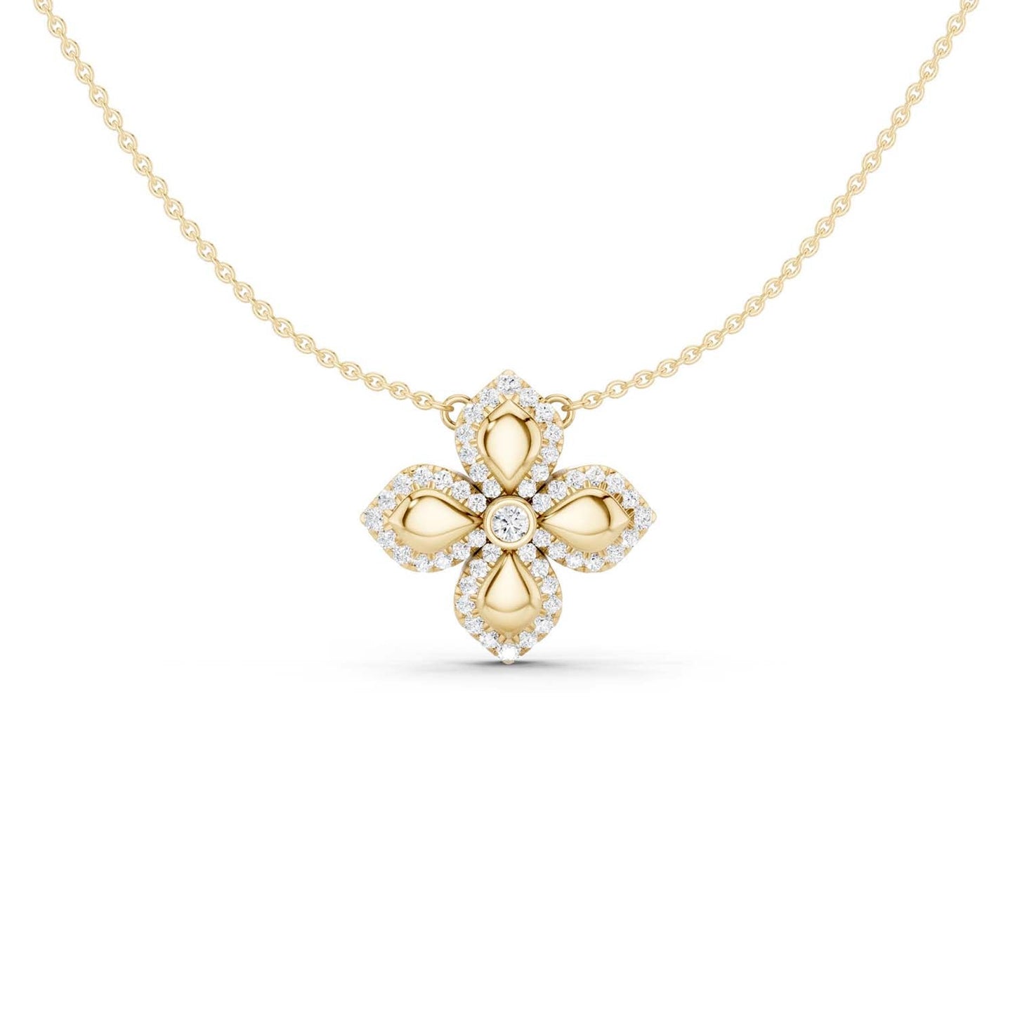 La Fleur Diamond Contour Necklace