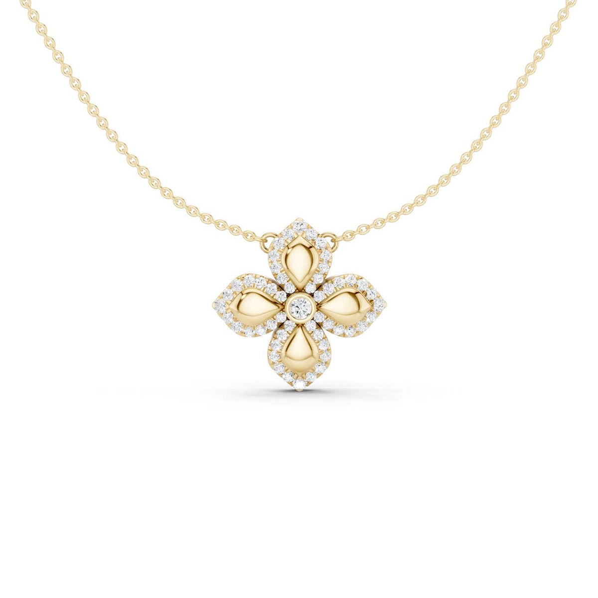 La Fleur Diamond Contour Necklace