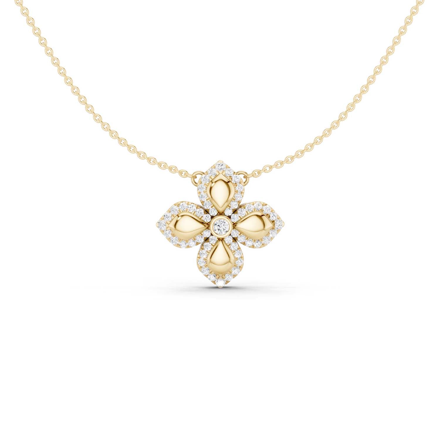 La Fleur Diamond Contour Necklace