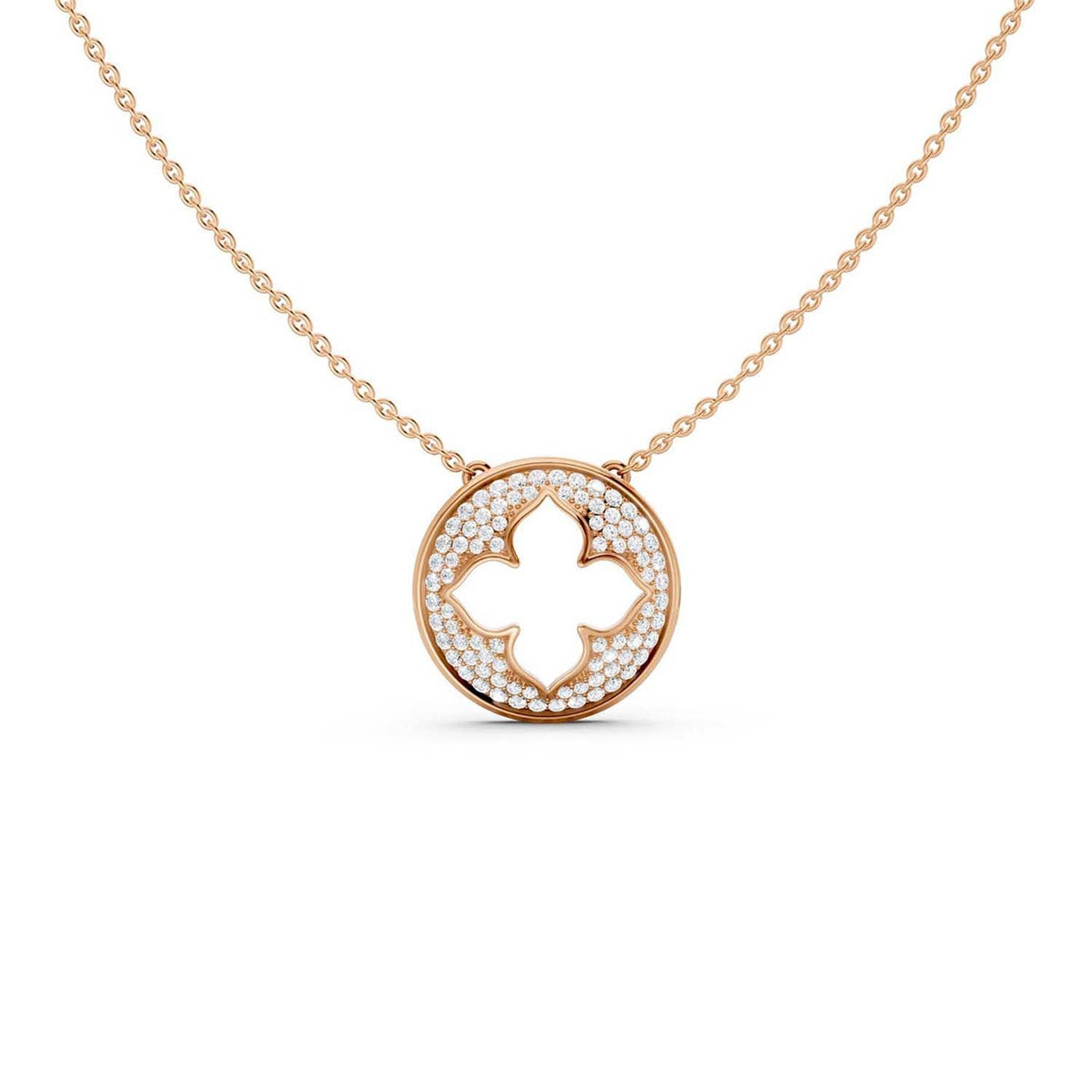 La Fleur Diamond Groove Necklace