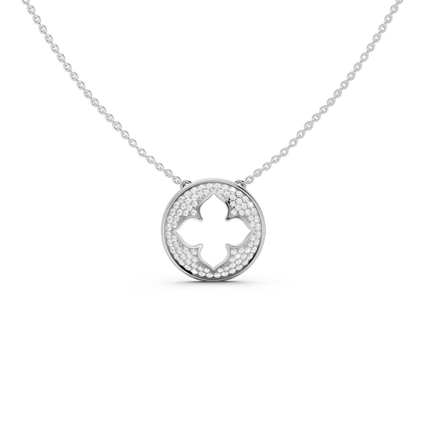 La Fleur Diamond Groove Necklace