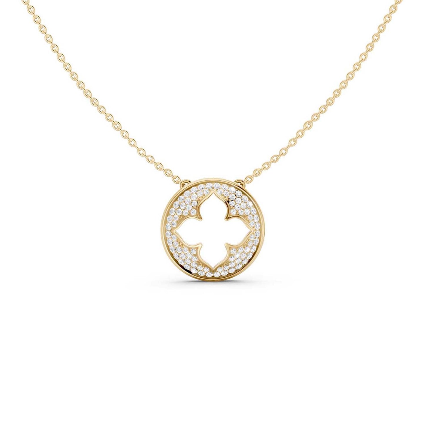 La Fleur Diamond Groove Necklace