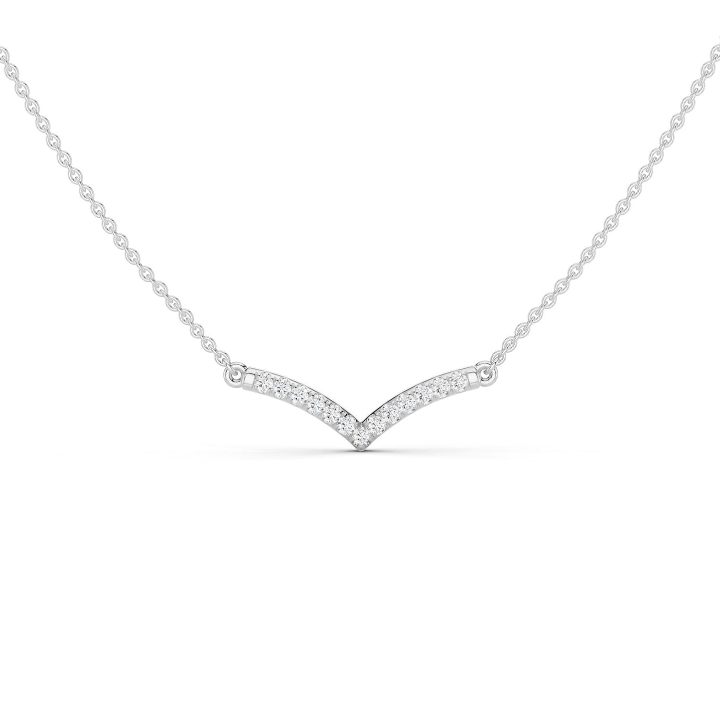 Ascending Chevron Necklace