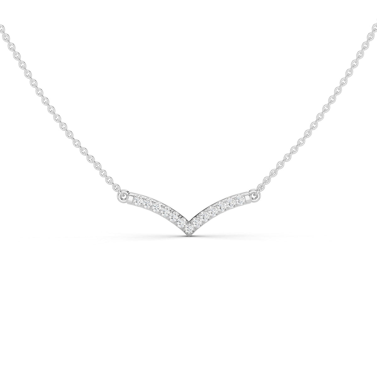 Ascending Chevron Necklace