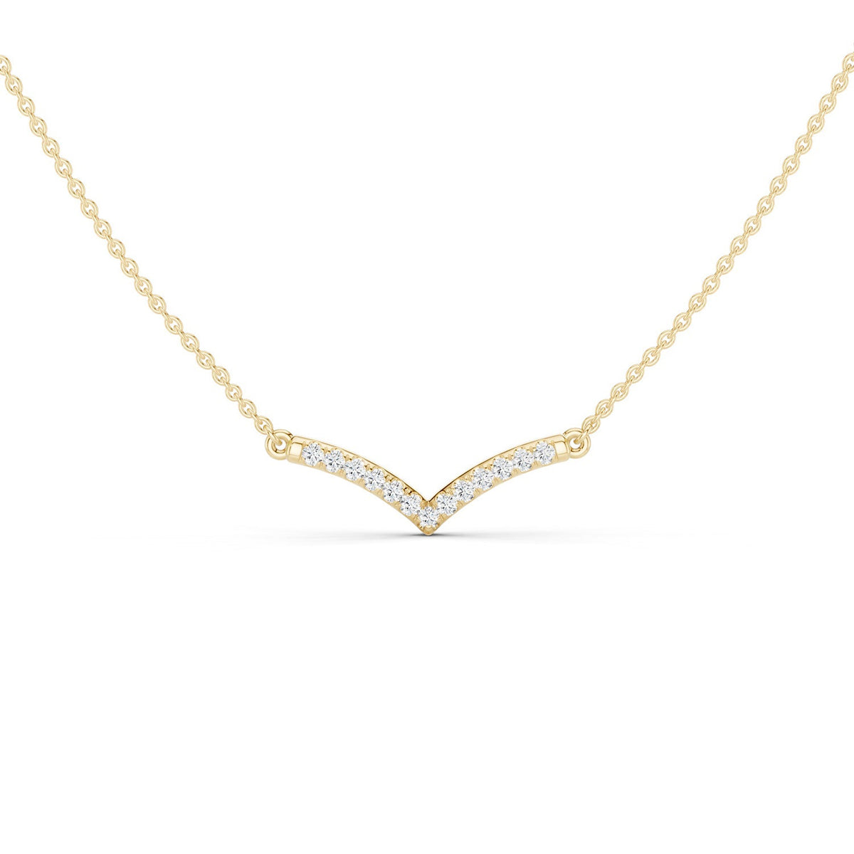 Ascending Chevron Necklace
