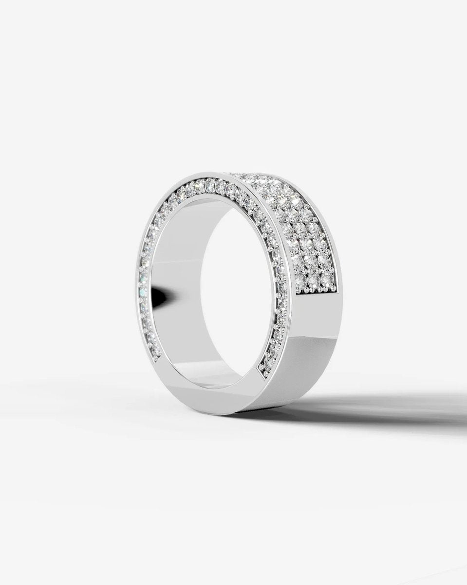 Vera Lab Grown Round Diamond Wedding Ring - Platinum
