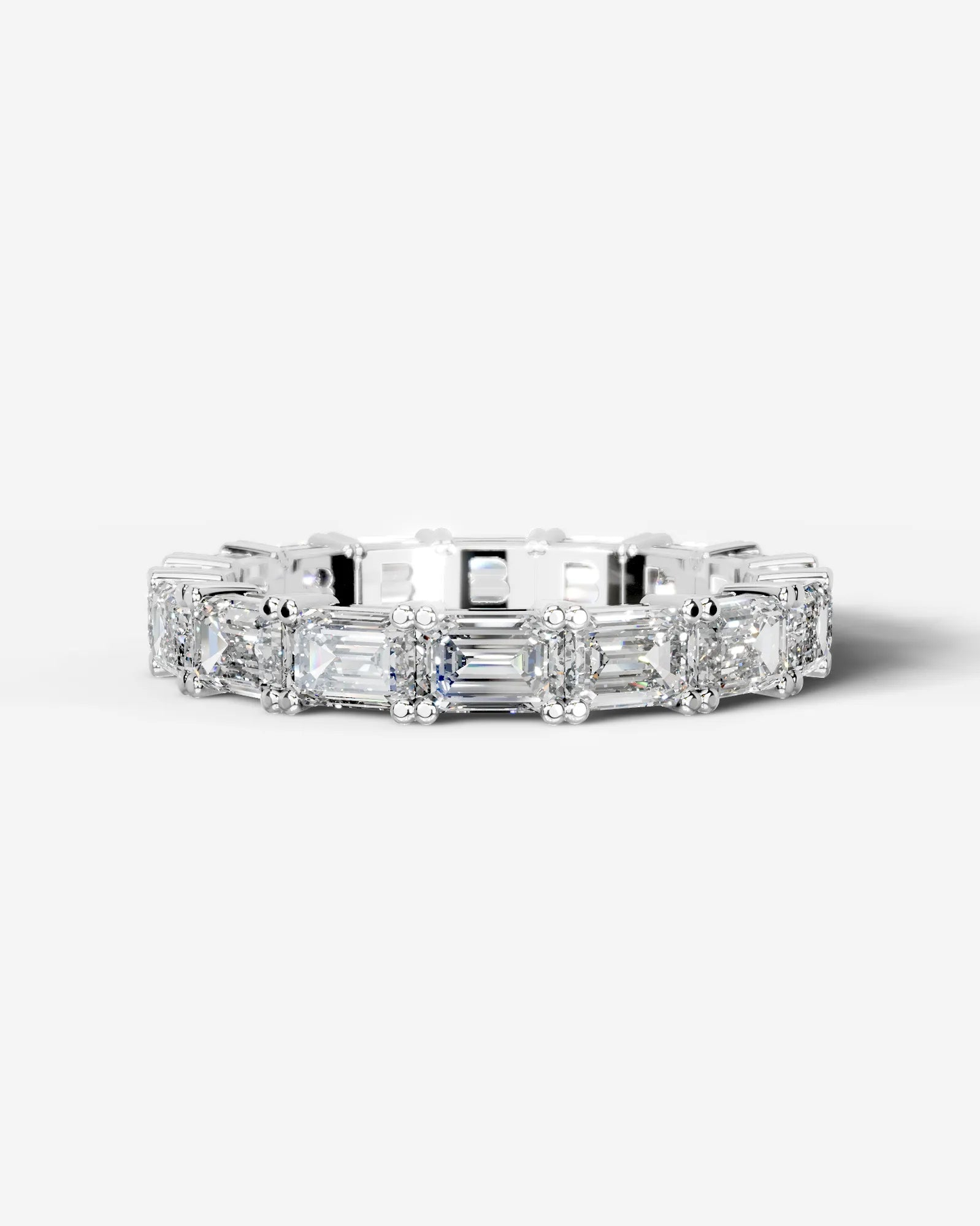 Vicky Lab Grown Emerald Diamond Wedding Ring - Platinum - 4ct