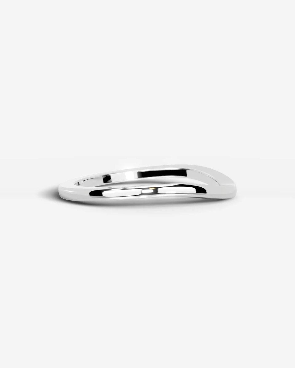 Winnie Wedding Band Lab Grown Diamond Wedding Ring - White Gold