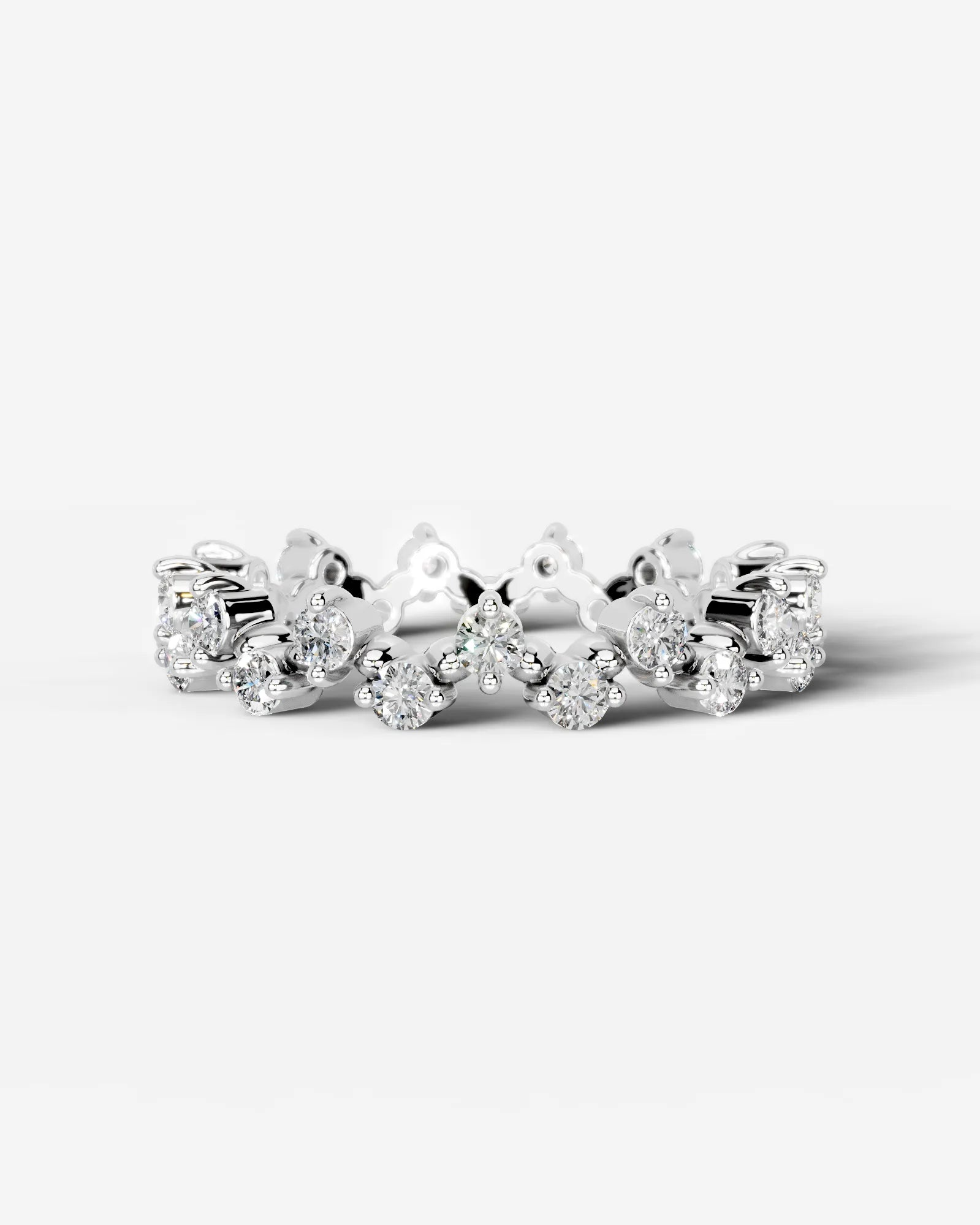Wren Lab Grown Round Diamond Wedding Ring - Platinum - 4ct