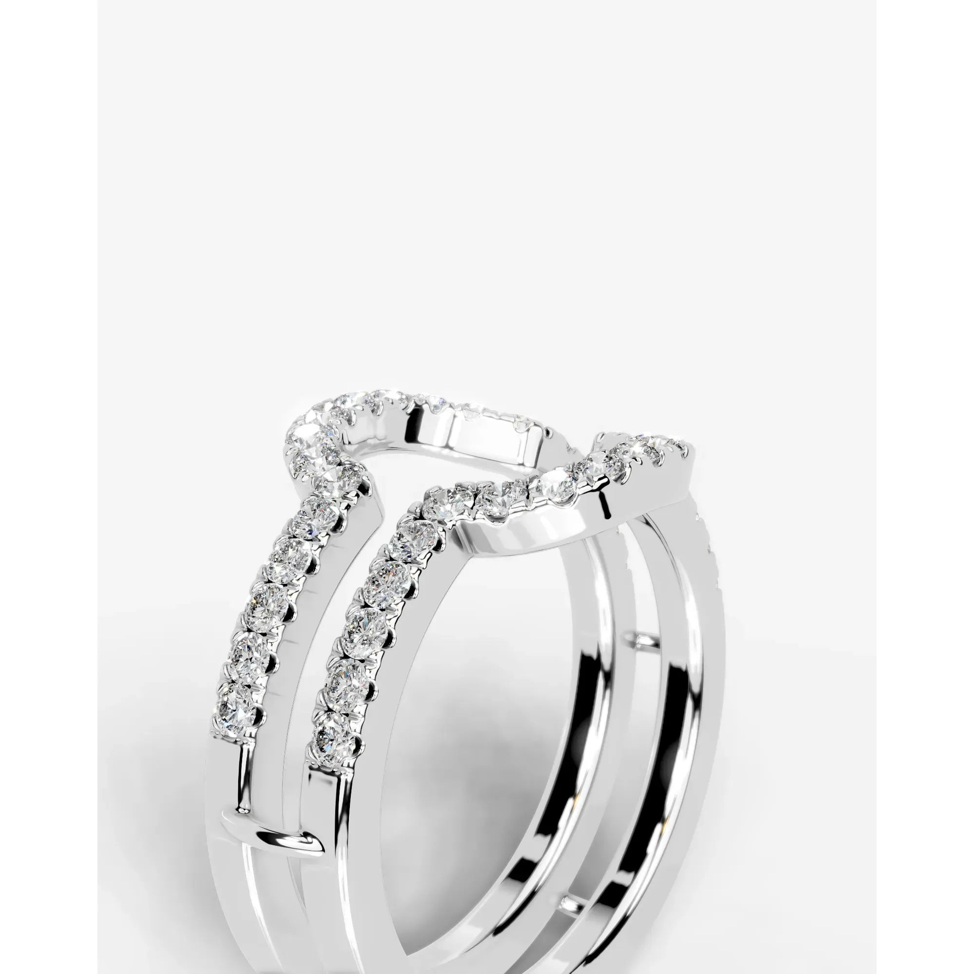 Yana Lab Grown Round Diamond Wedding Ring - White Gold - 18K - 2ct