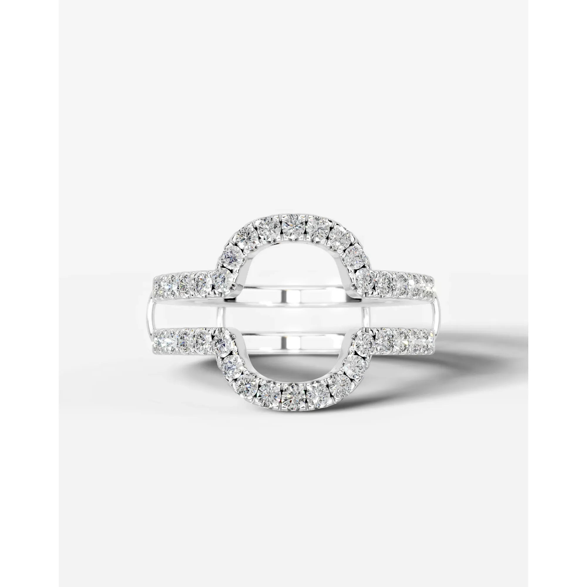 Yana Lab Grown Round Diamond Wedding Ring - Platinum - 4ct