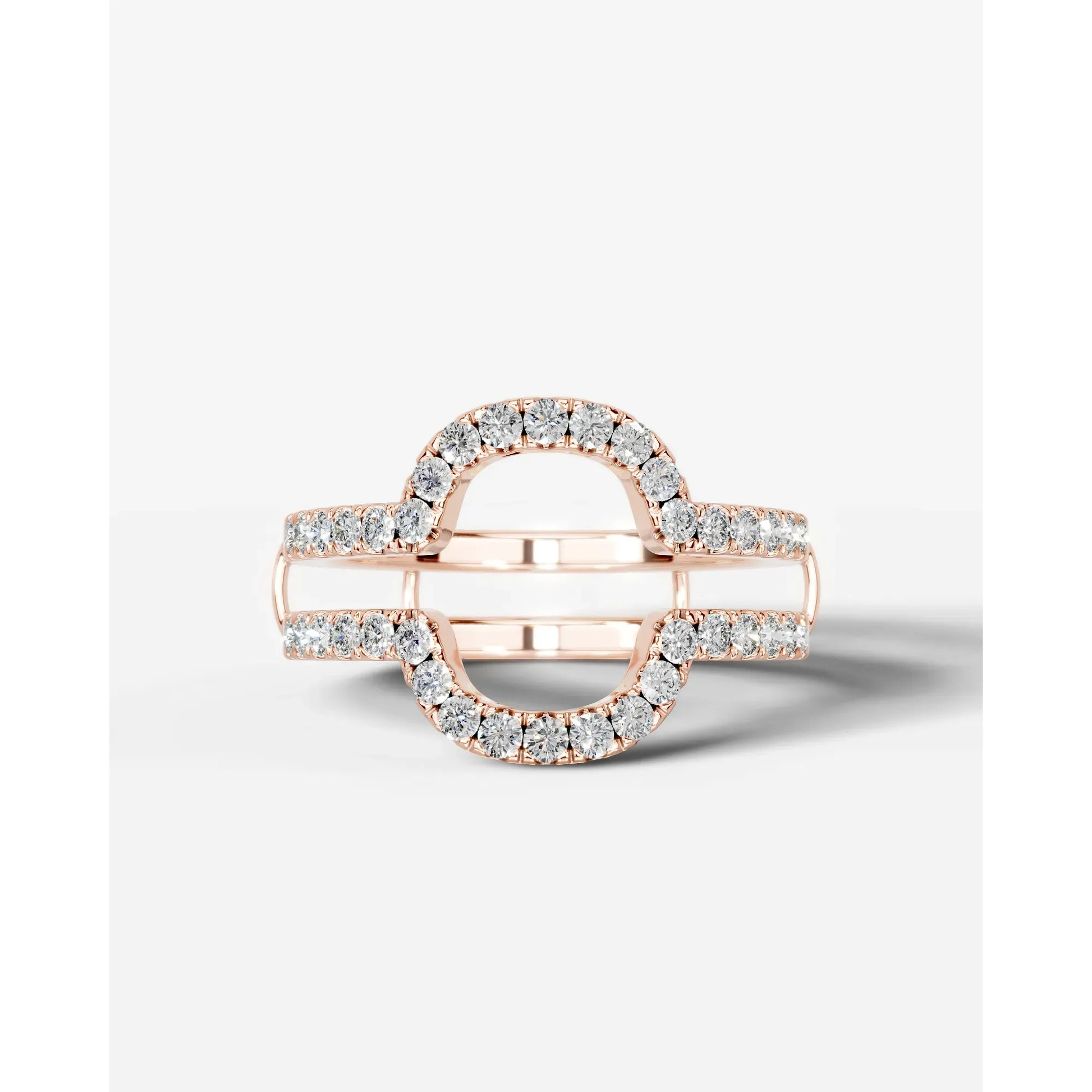 Yana Lab Grown Round Diamond Wedding Ring - Rose Gold - 18K - 6ct