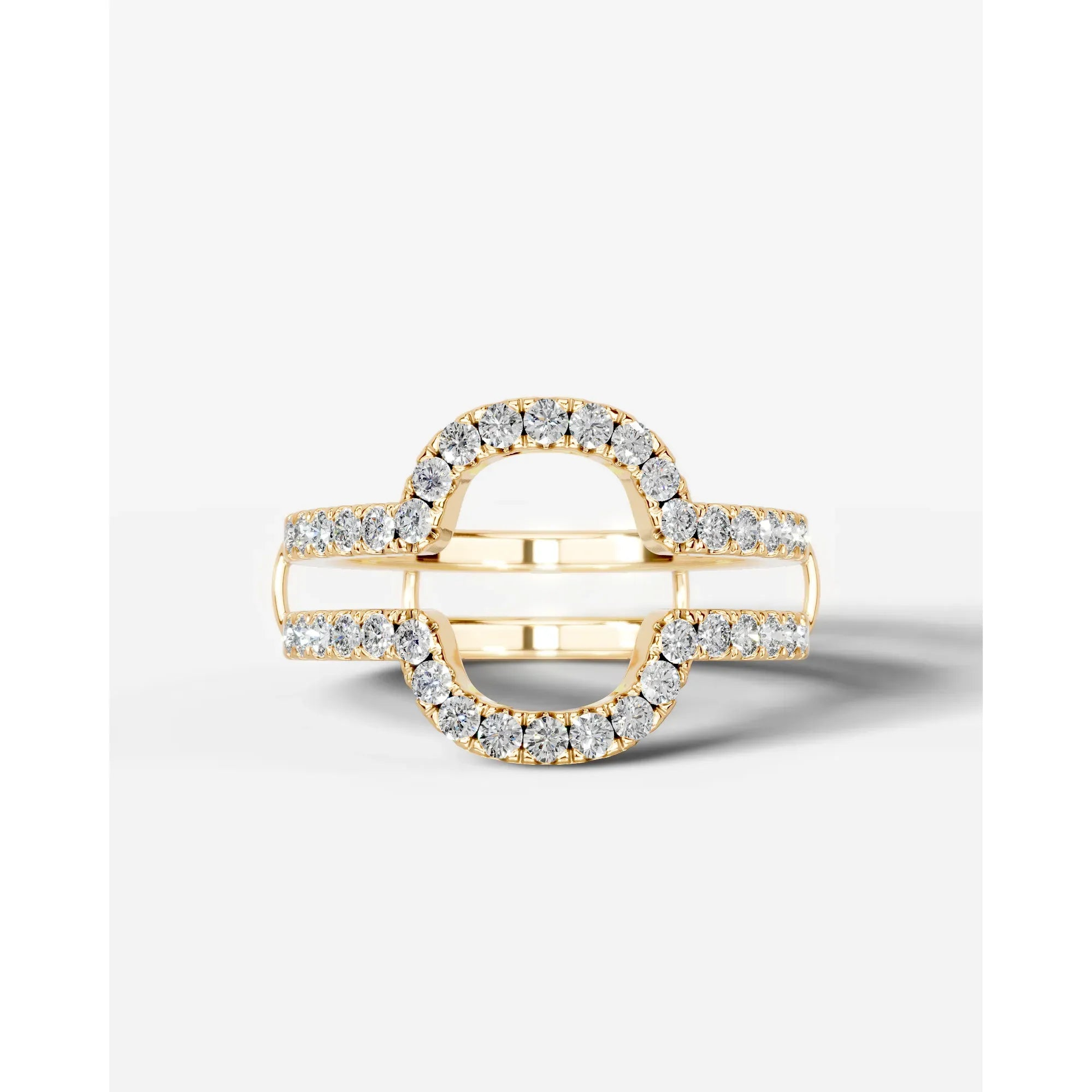 Yana Lab Grown Round Diamond Wedding Ring - Yellow Gold - 18K - 6ct
