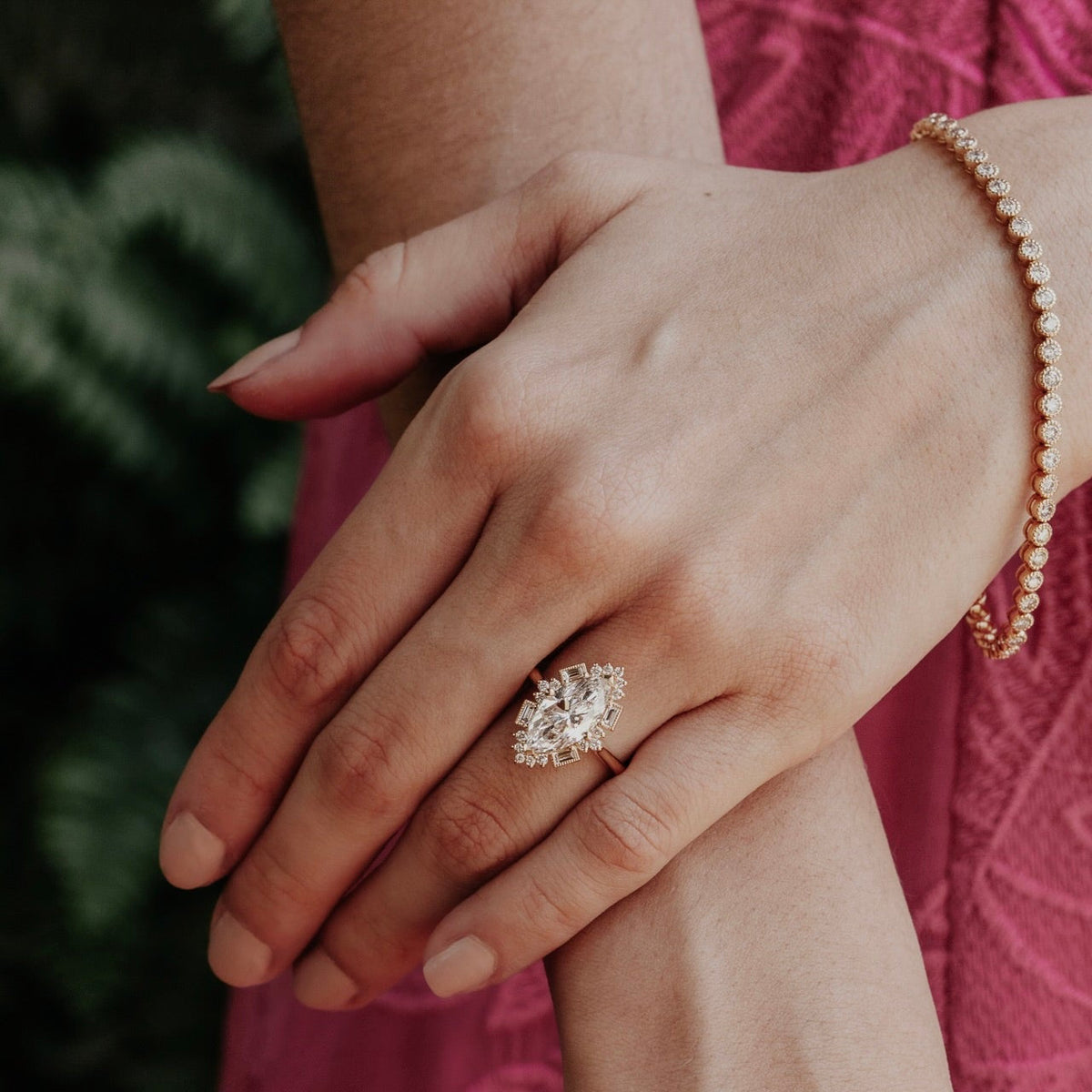 The Agave Marquise Ring