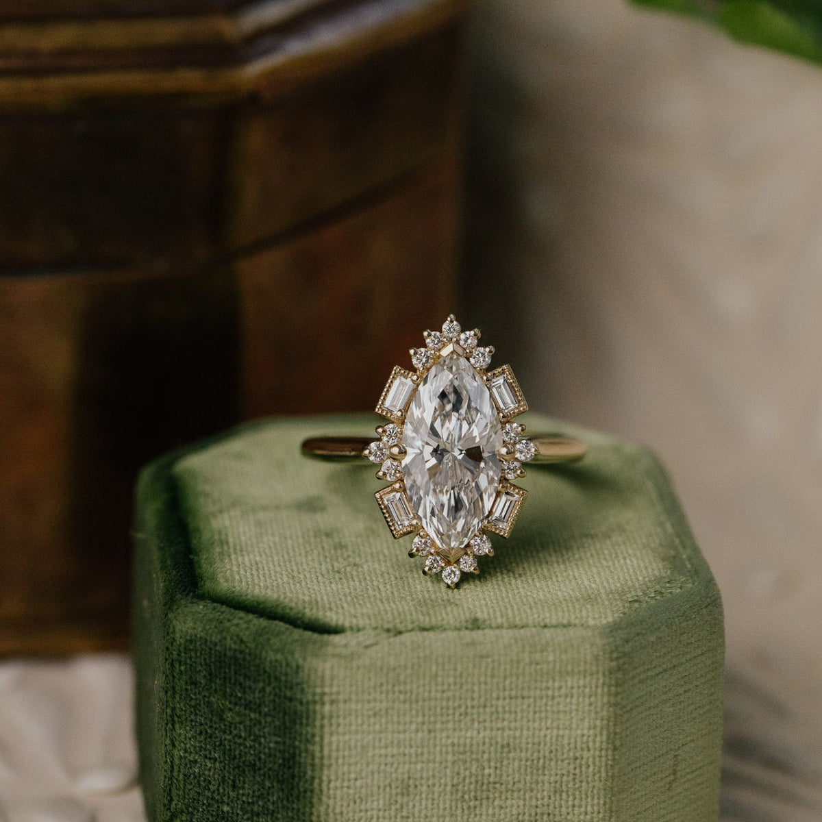 The Agave Marquise Ring