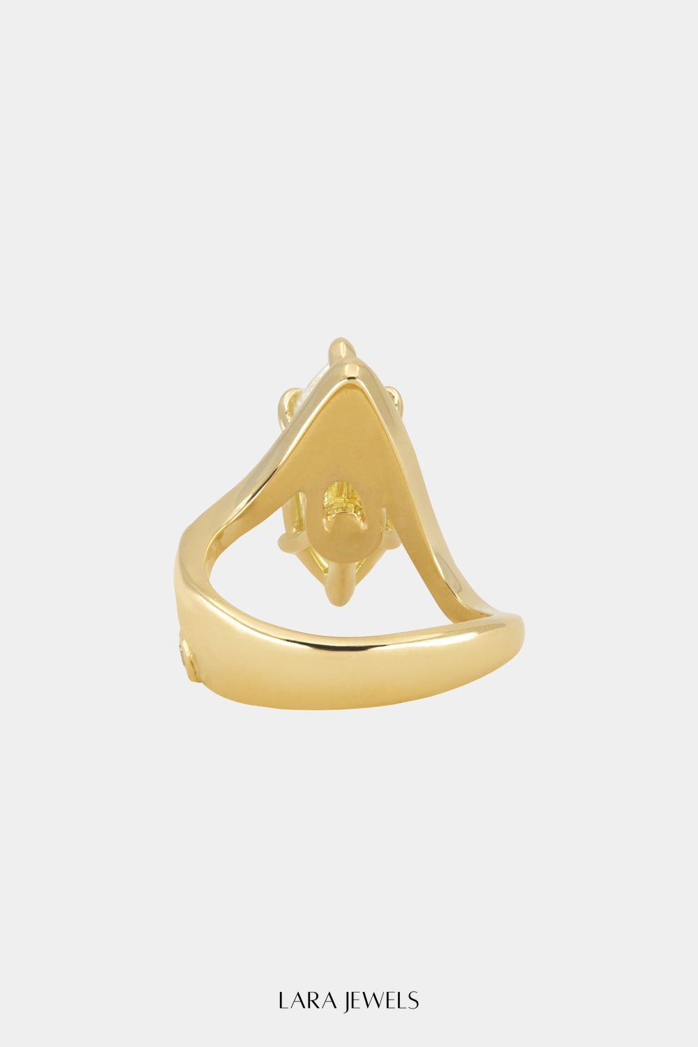 Alex Marquise Diamond Ring 18K Gold - Detail
