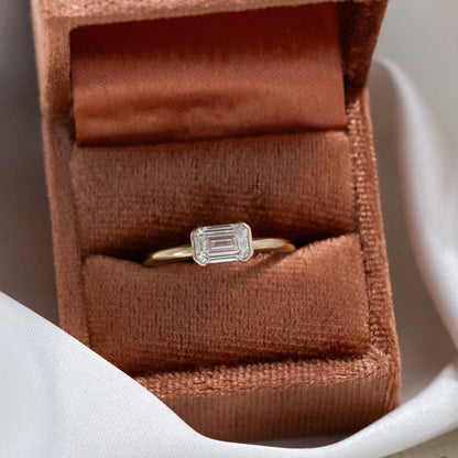 The Austen Emerald Cut Solitaire