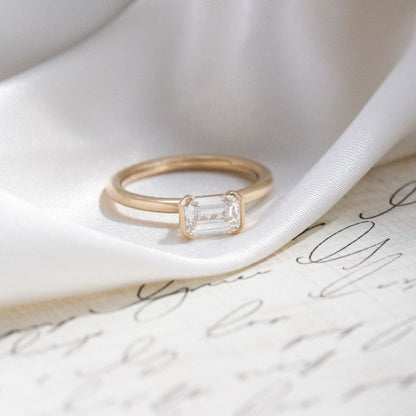 The Austen Emerald Cut Solitaire