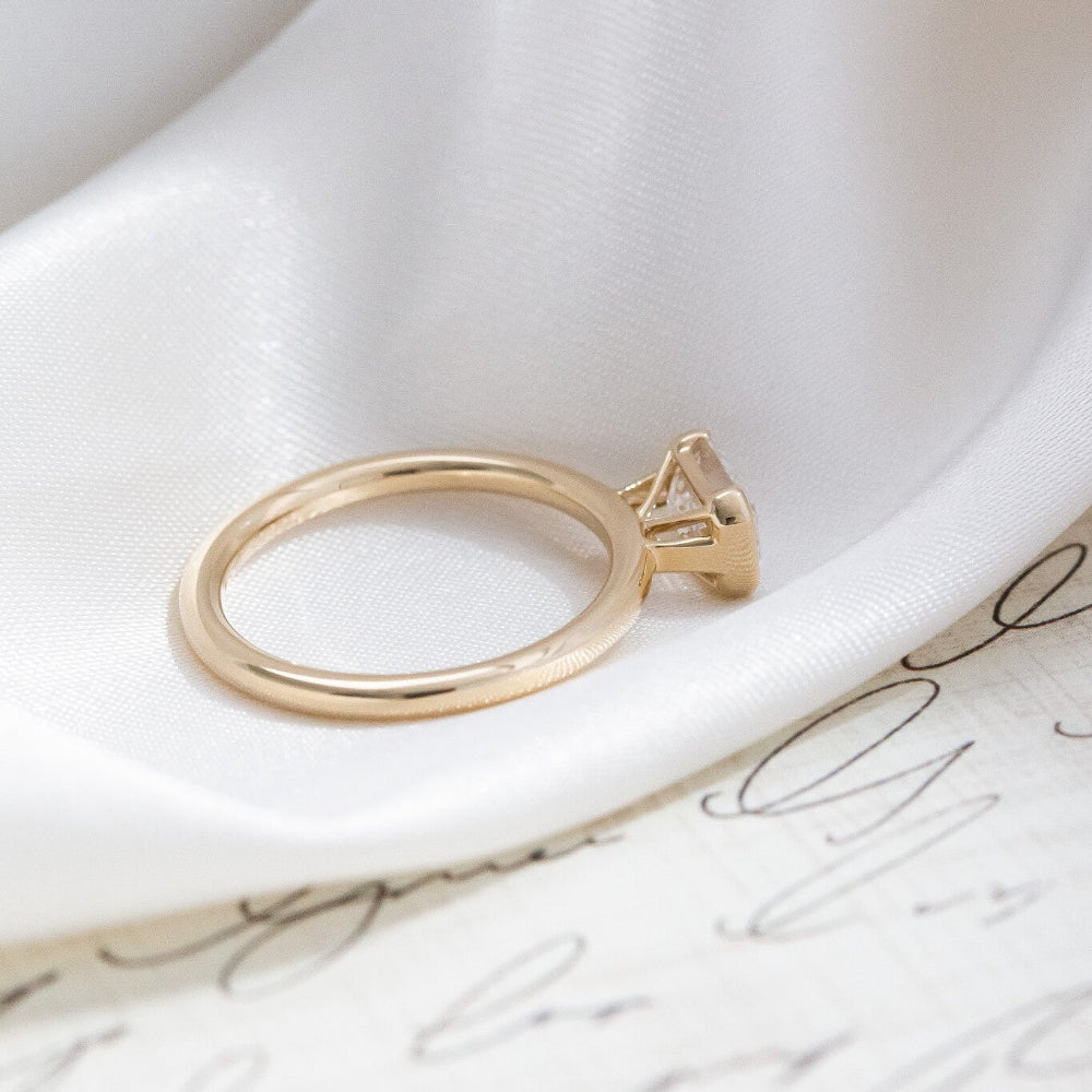 The Austen Emerald Cut Solitaire