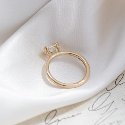 The Austen Emerald Cut Solitaire