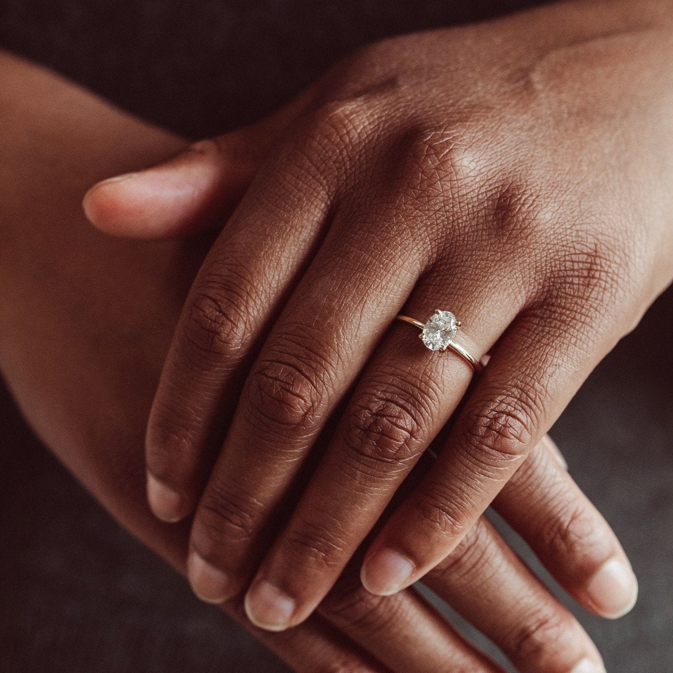 The Maeve Oval Solitaire
