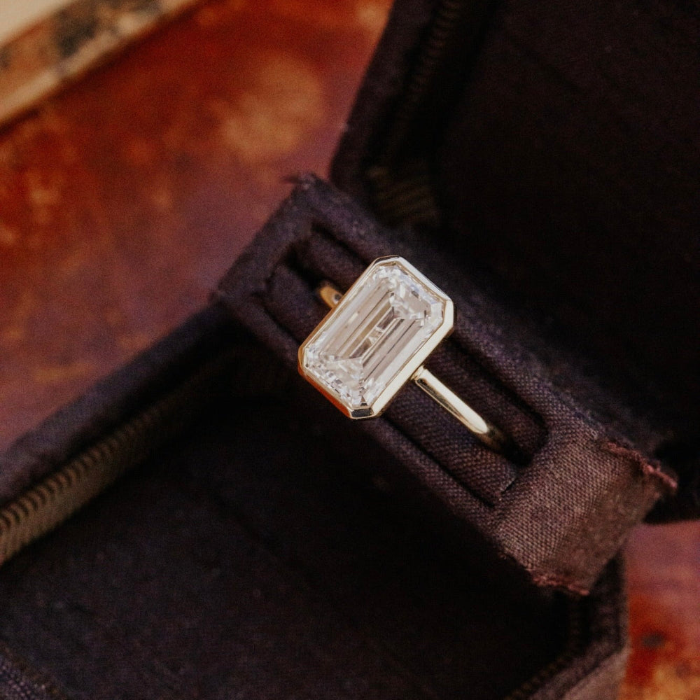 The Bailey Emerald Cut Solitaire Ring