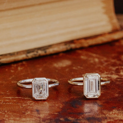 The Bailey Emerald Cut Solitaire Ring