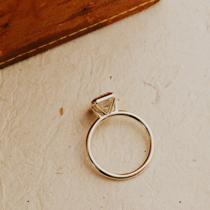 The Bailey Emerald Cut Solitaire Ring