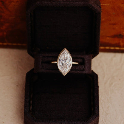 The Bailey Marquise Solitaire Ring