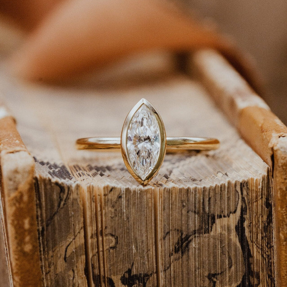 The Bailey Marquise Solitaire Ring