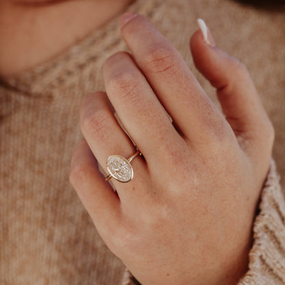 The Bailey Oval Solitaire Ring