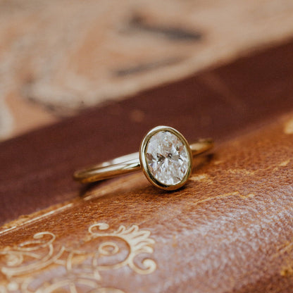 The Bailey Oval Solitaire Ring