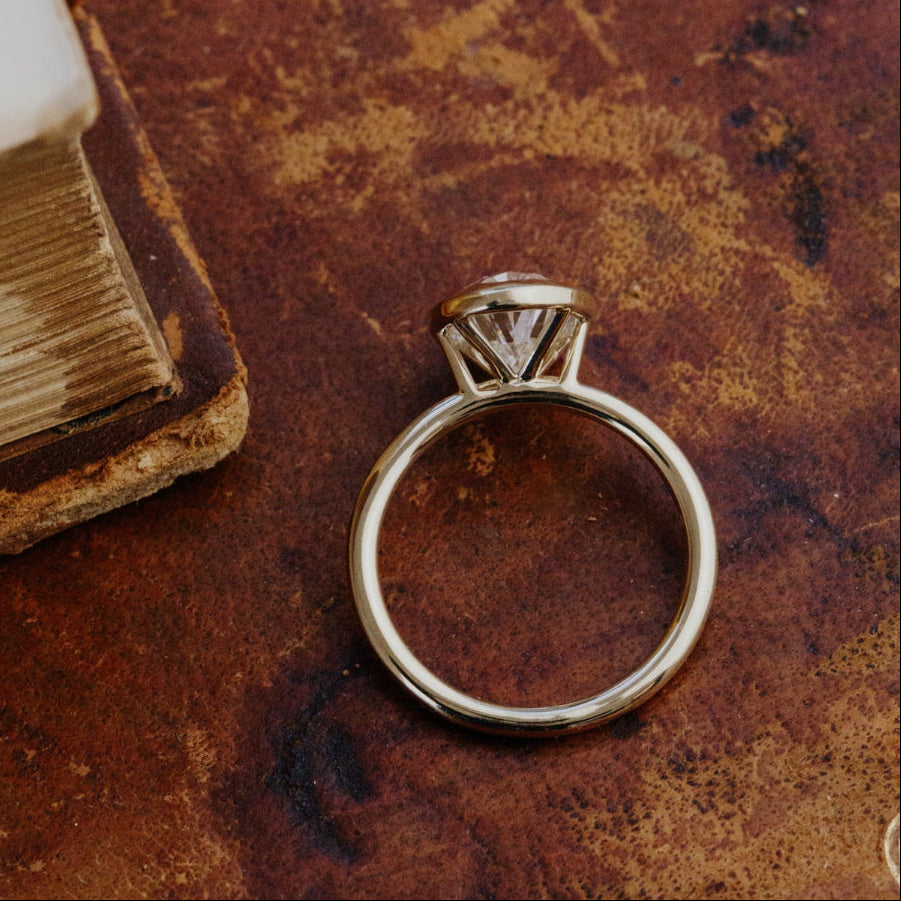The Bailey Oval Solitaire Ring