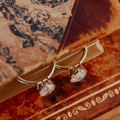 The Bailey Pear Solitaire Ring