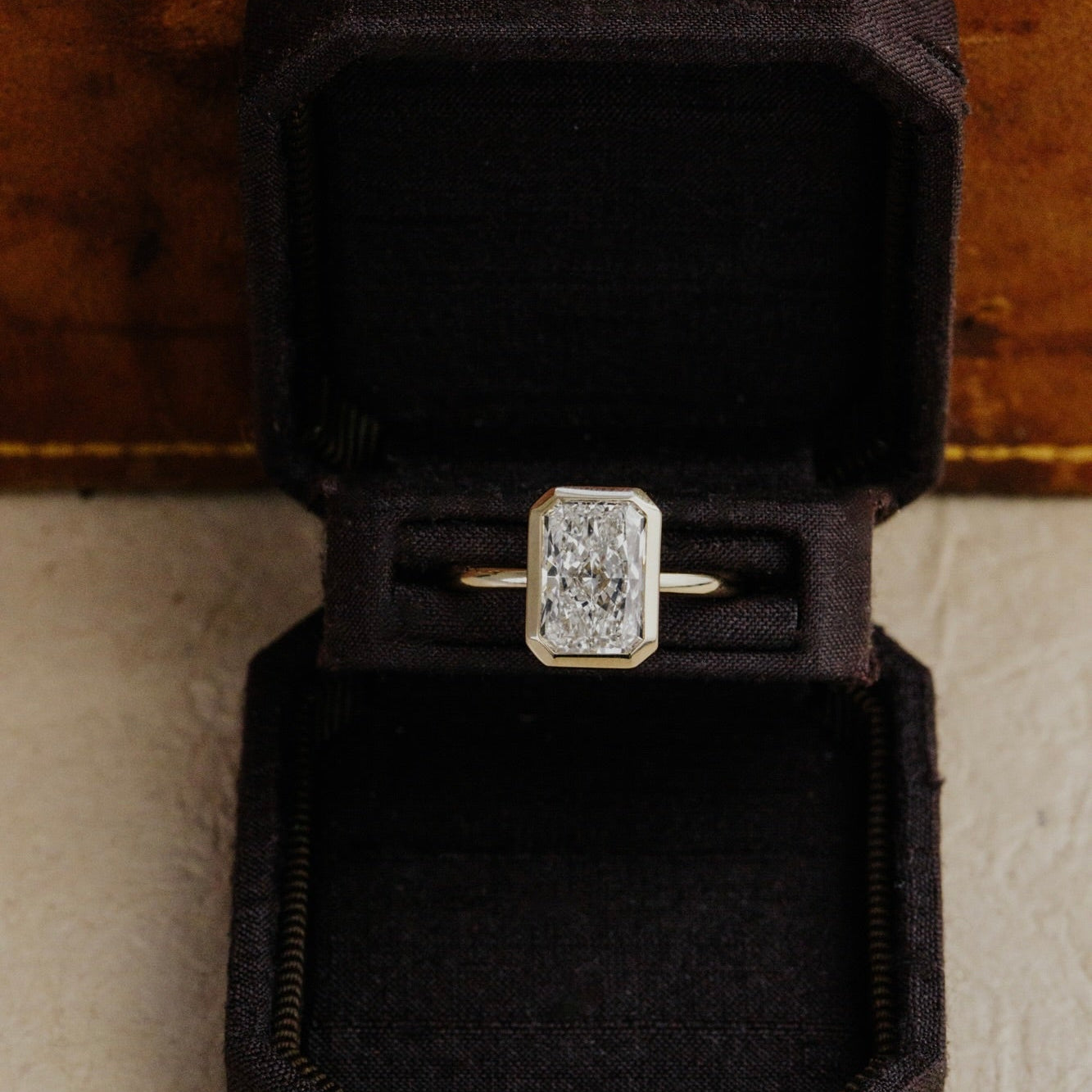 The Bailey Radiant Cut Solitaire Ring