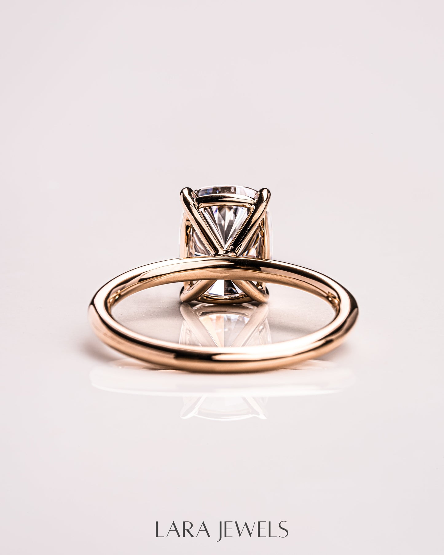 1.15 - 3.15 CT Cushion Lab Grown Diamond Solitaire Engagement Ring
