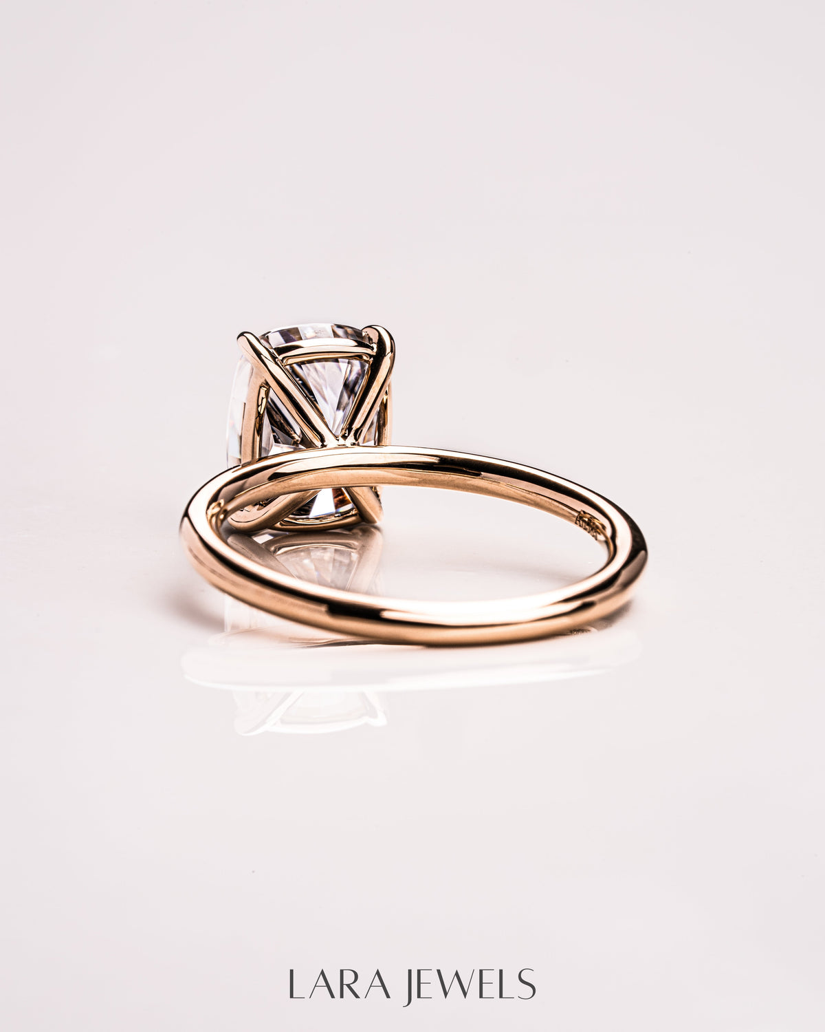 1.15 - 3.15 CT Cushion Lab Grown Diamond Solitaire Engagement Ring