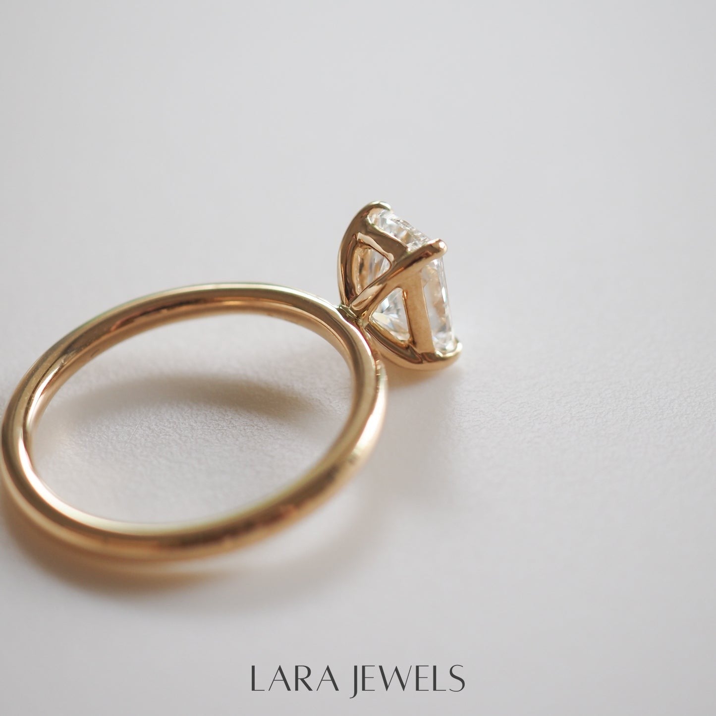 1.0 - 3.0 CT Elongated Cushion Lab Grown Diamond Solitaire Engagement Ring