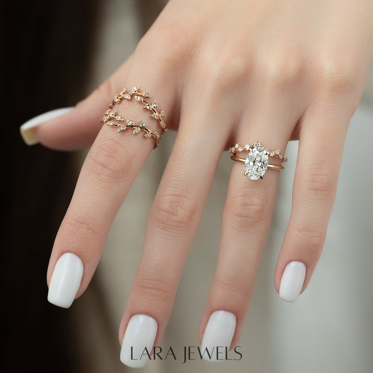 2.0 - 4.0 CT Oval Cut Lab Grown Diamond Solitaire Engagement Ring
