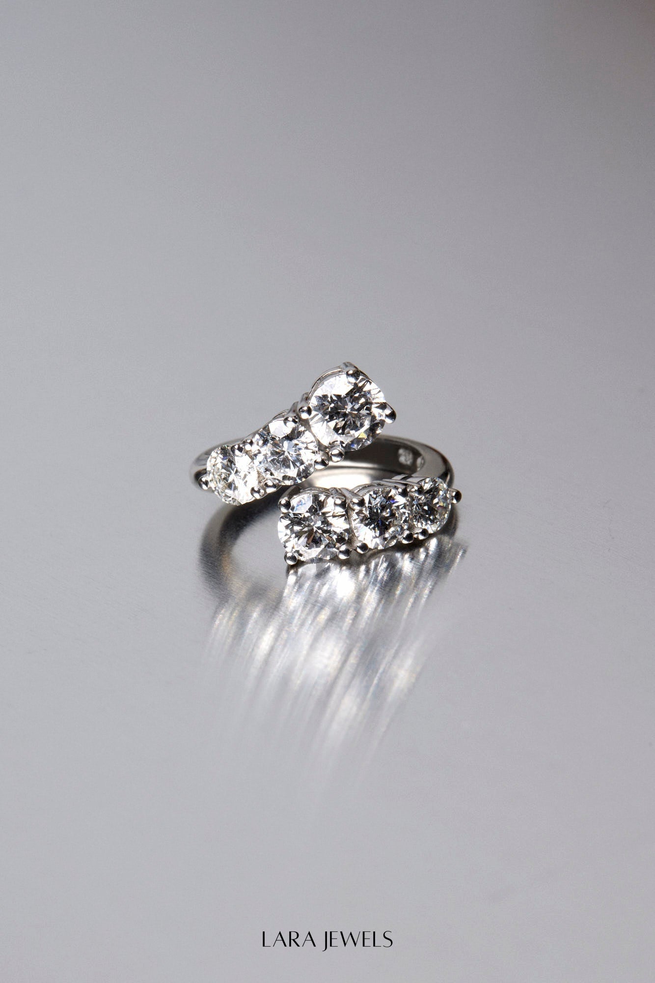 Diamond Wrap Ring 18K Gold - Detail