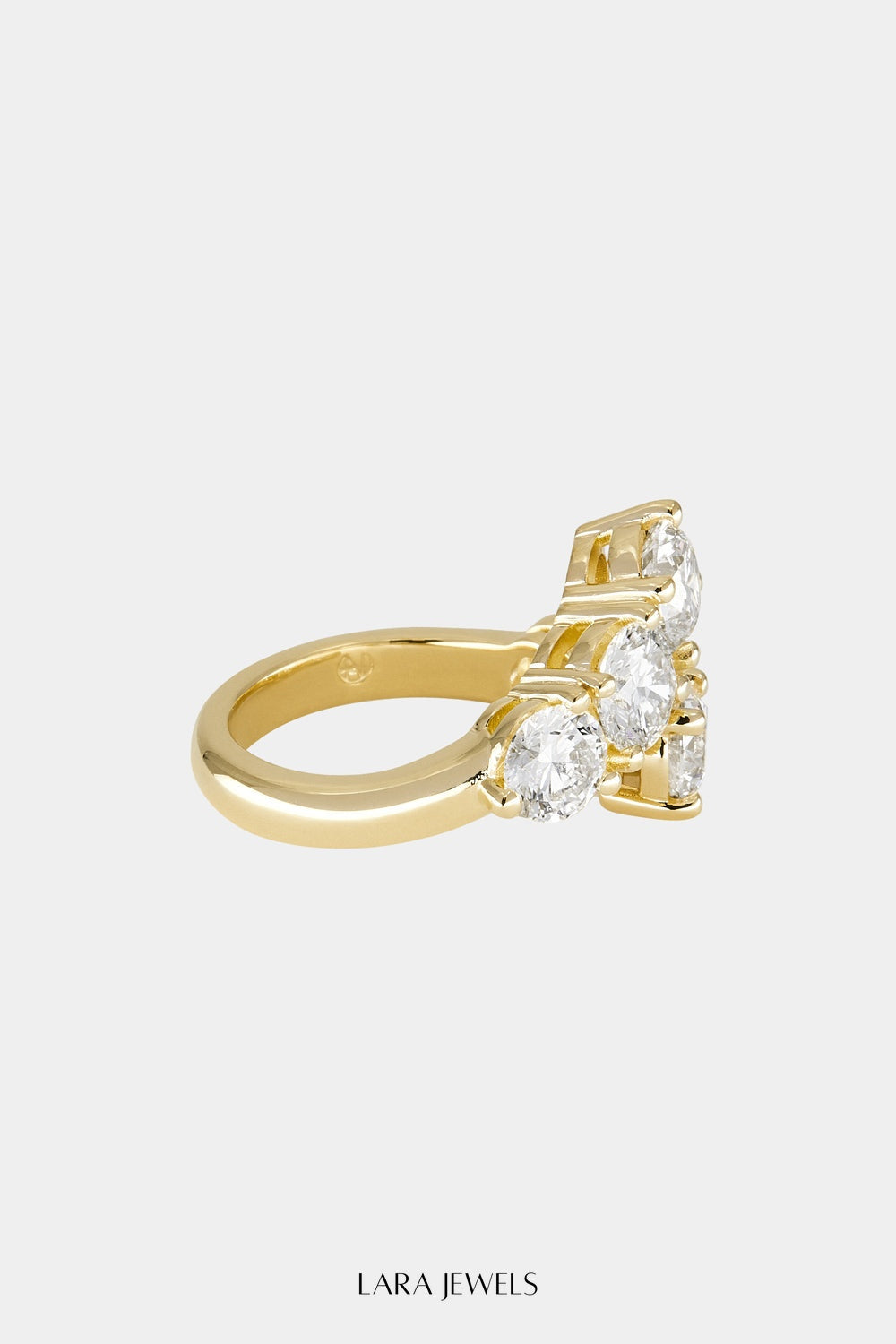 Diamond Wrap Ring 18K Gold - Detail