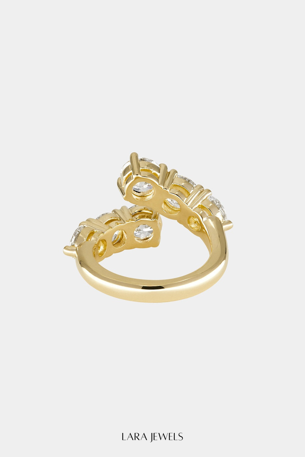 Diamond Wrap Ring 18K Gold - Detail