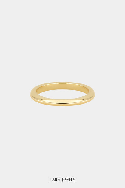 Gwen Band Yellow Gold - Front view