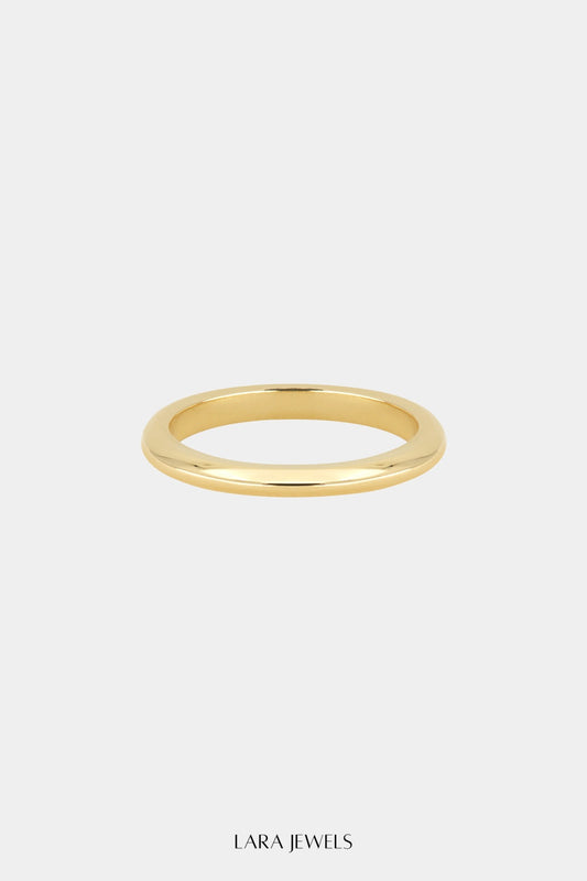 Gwen Band Yellow Gold - Front view