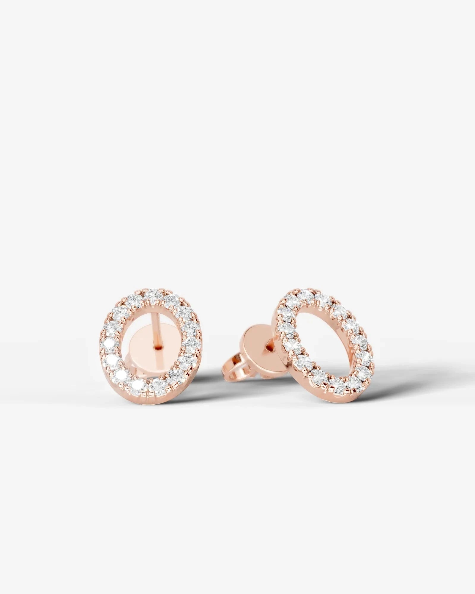 Linda Lab Grown Diamond Earrings Oval - Yellow Gold