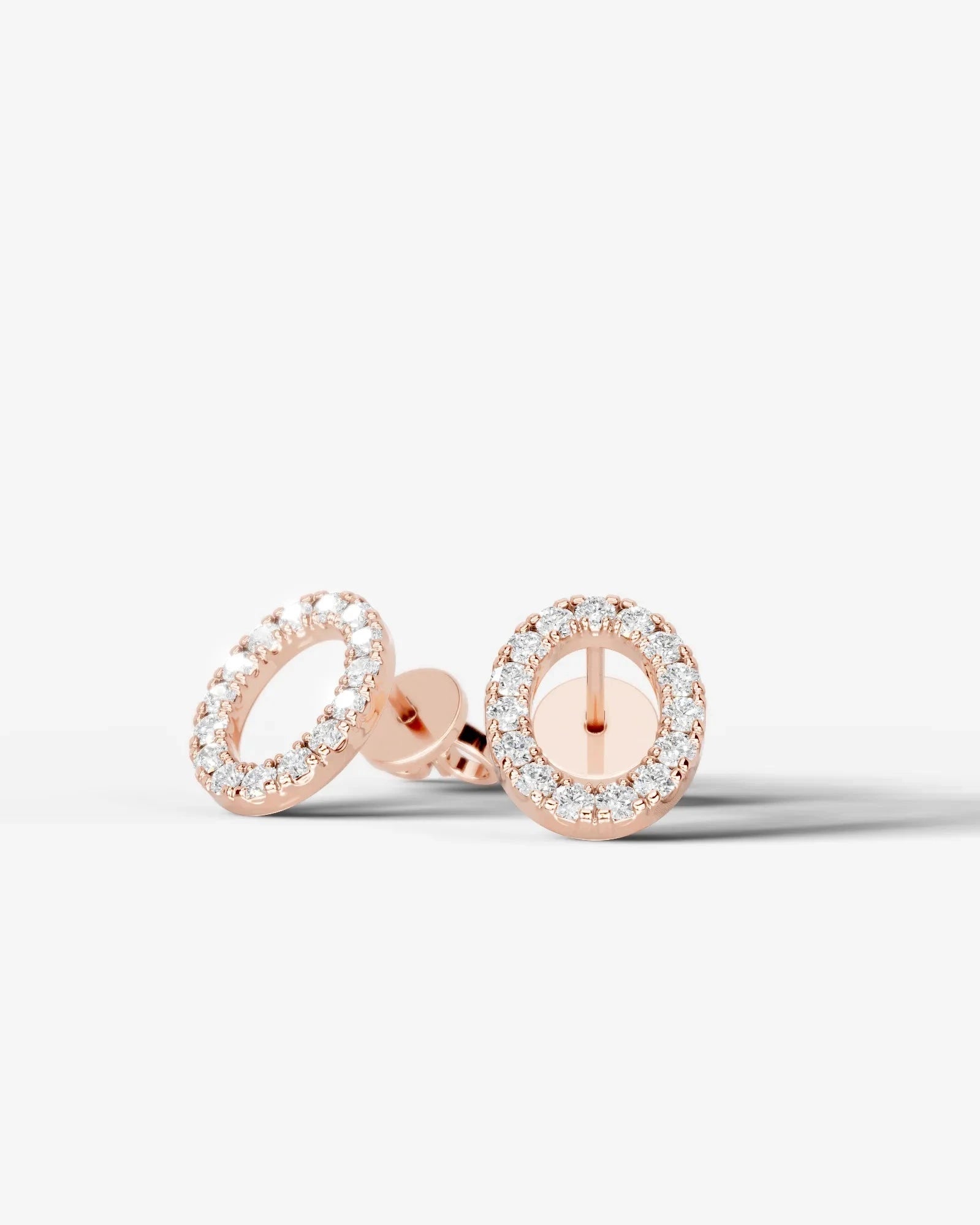 Linda Lab Grown Diamond Earrings Oval - Platinum